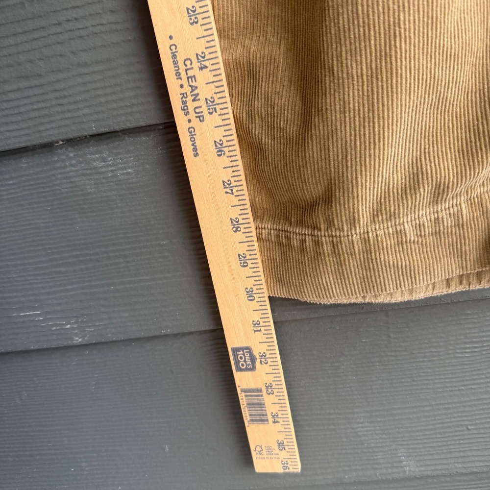 Nautica Jeans Co Corduroy Carpenter Pants Tan Baggy Fit 30x32 Cotton - Picture 11 of 11